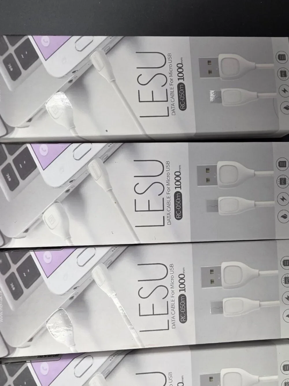 REMAX LESU 16 Pack USB A Micro USB Charging Data Cable 1M Lot
